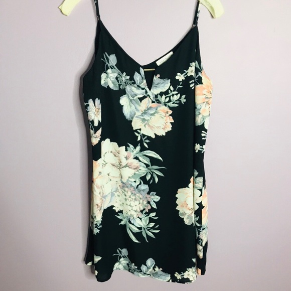 Black Floral Dress - Picture 1 of 4